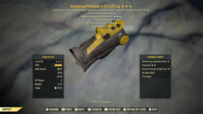 Bolstering AP WWR X01 LL