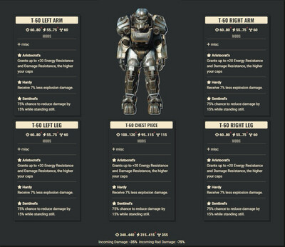 Aristocrat Explosive Sentinel T60 Set