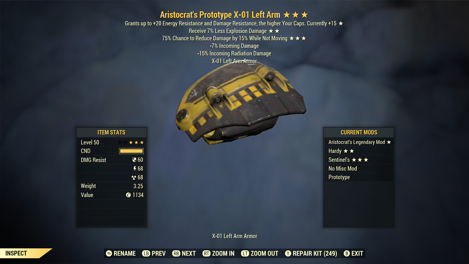 Aristocrat Explosive Sentinel X01 LA