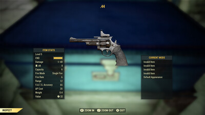 .44 Pistol (nuclear Winter)