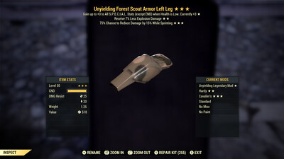 Unyielding Explosive Cavalier F Scout LL