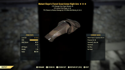 Mutant Slayers AP Sentinel F Scout RA