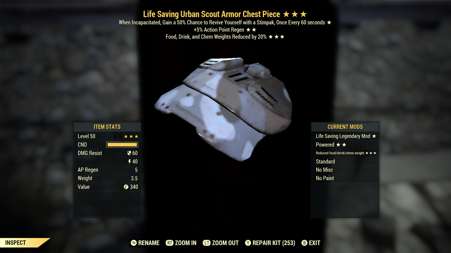 Life Saving AP FDC U Scout Chest