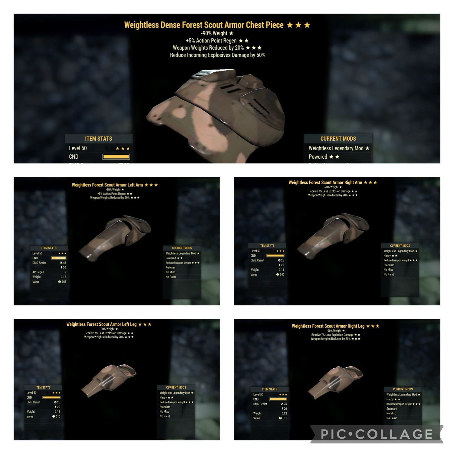 Weightless 2AP 3Explo WWR F Scout Set