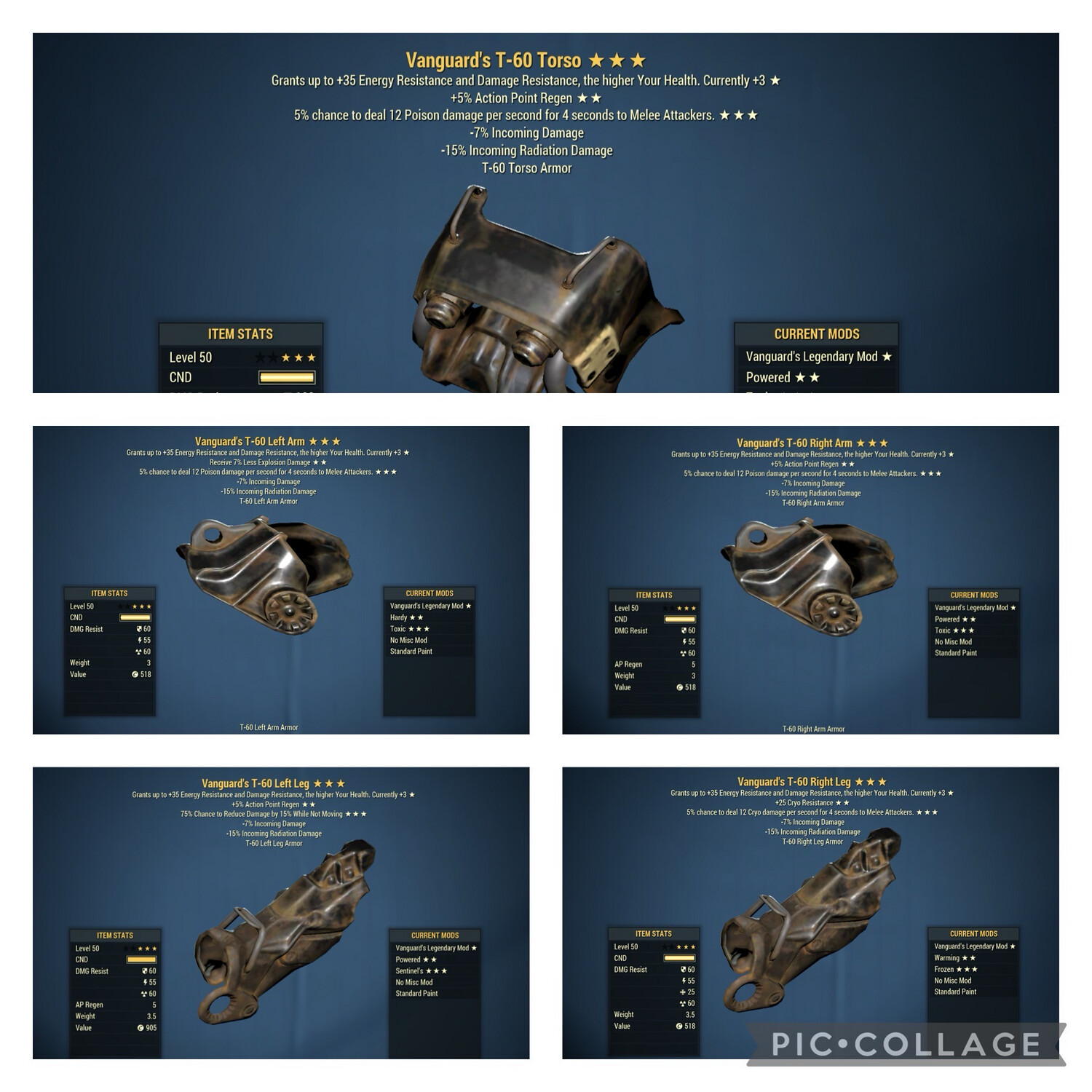 Vanguard 3AP DMG To Melee Attackers Set