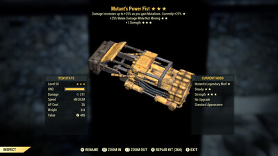 Mutant 25/1S Power Fist