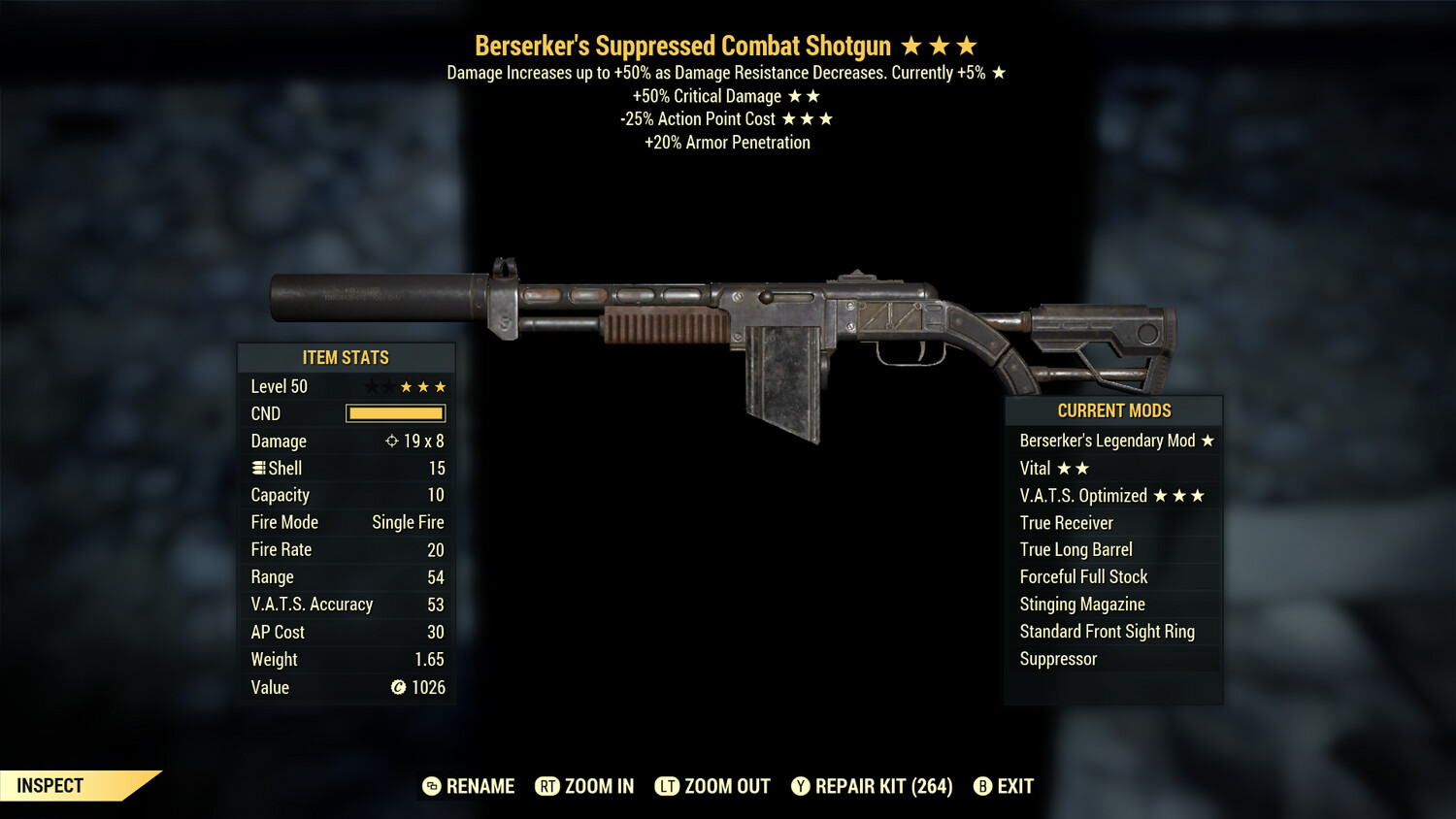 Berserkers 50/25 Combat Shotgun