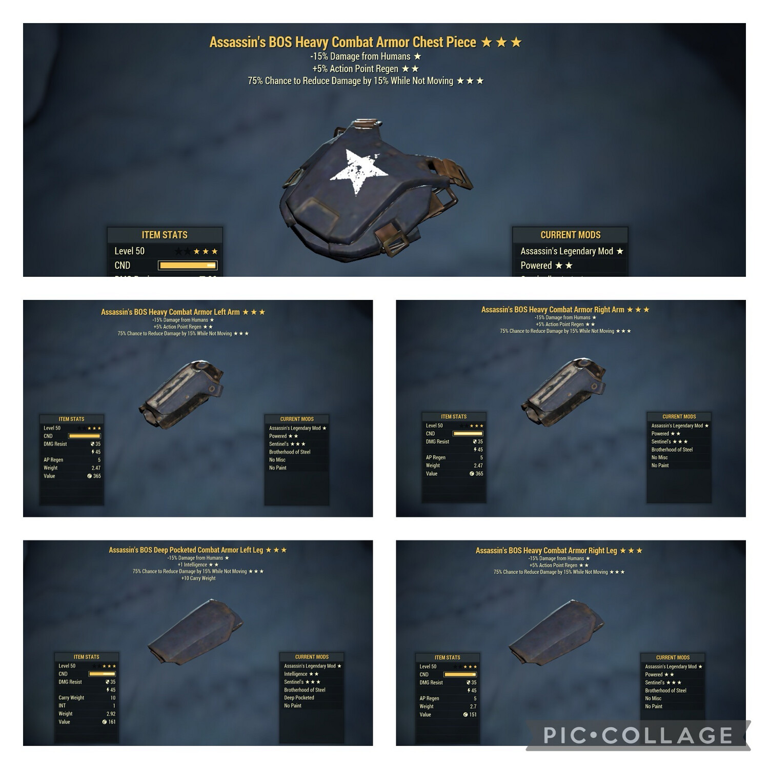 Assassins 4AP 1 Intel Sentinel Combat Set