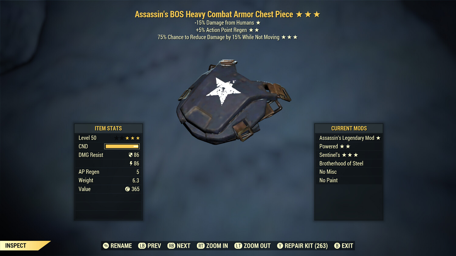 Assassins AP Sentinel Combat Chest