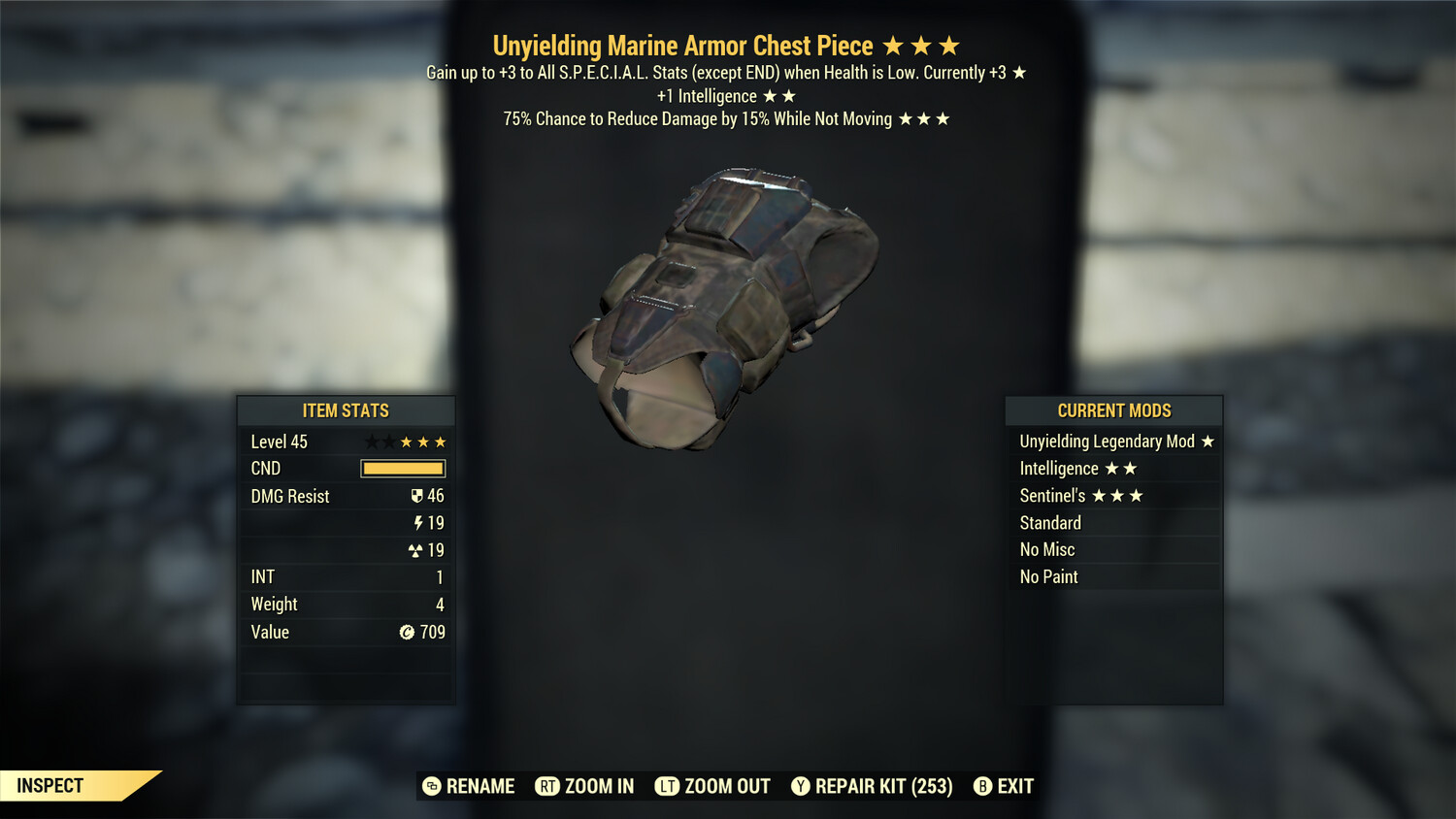 Unyielding Intel Sentinel Marine Chest