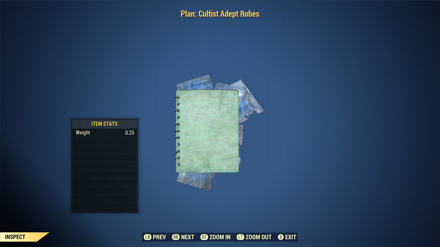 Cultist Adept Robes Plan