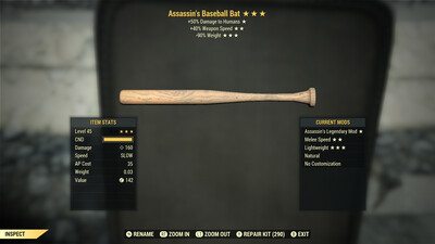 Assassins SS/90 Baseball Bat