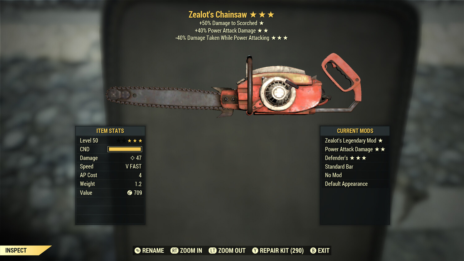Zealots PA/PA Chainsaw