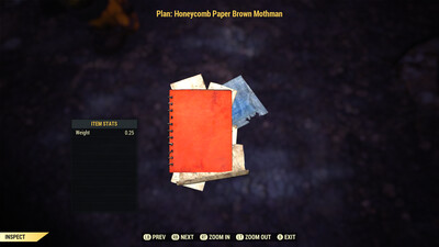 Honeycomb Paper Brown Mothman Plan