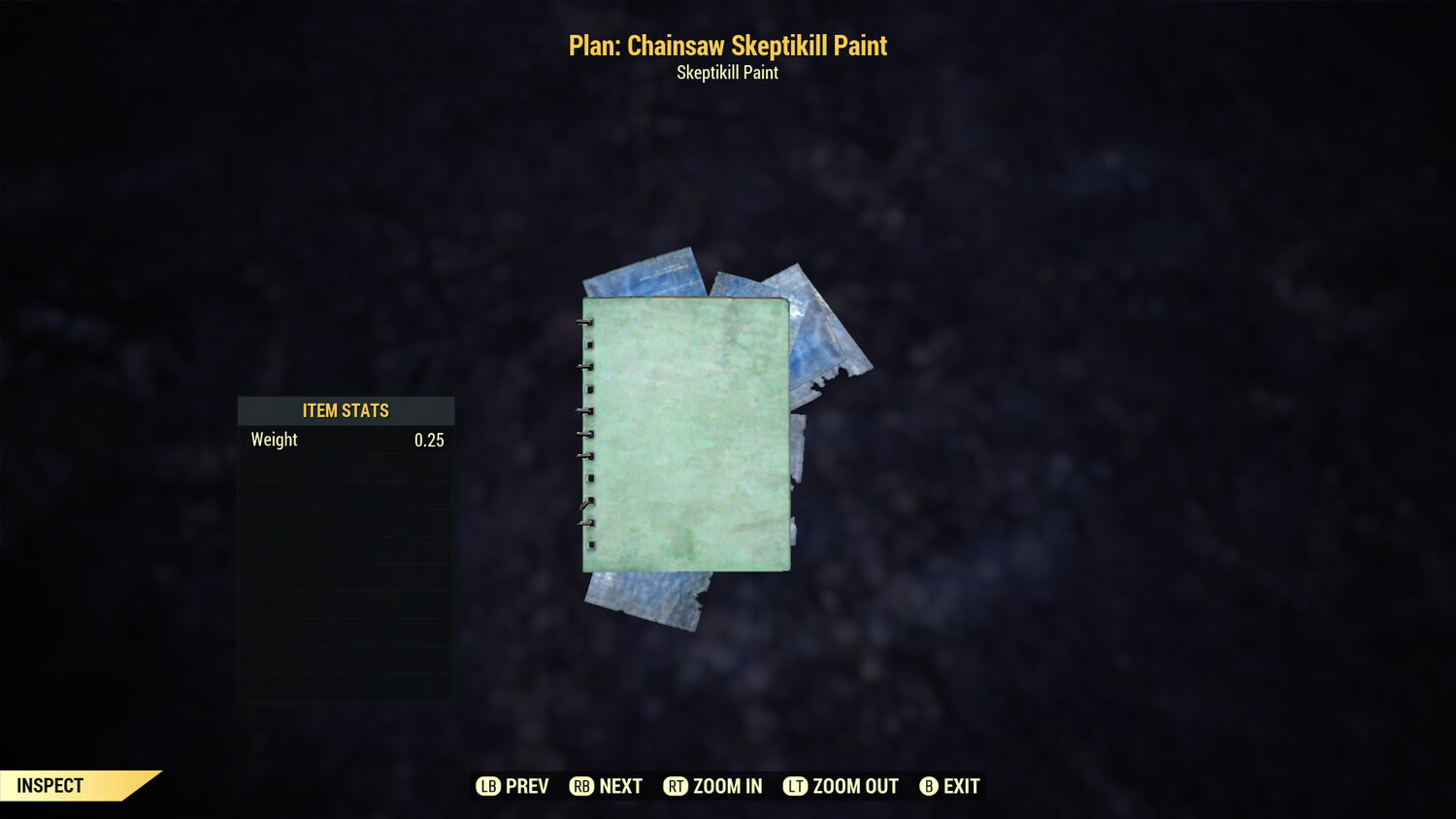 Chainsaw Skeptikill Paint Plan