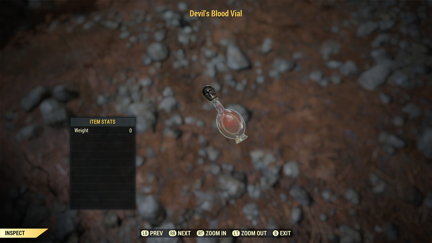 Devils Blood Vial (rare Version)
