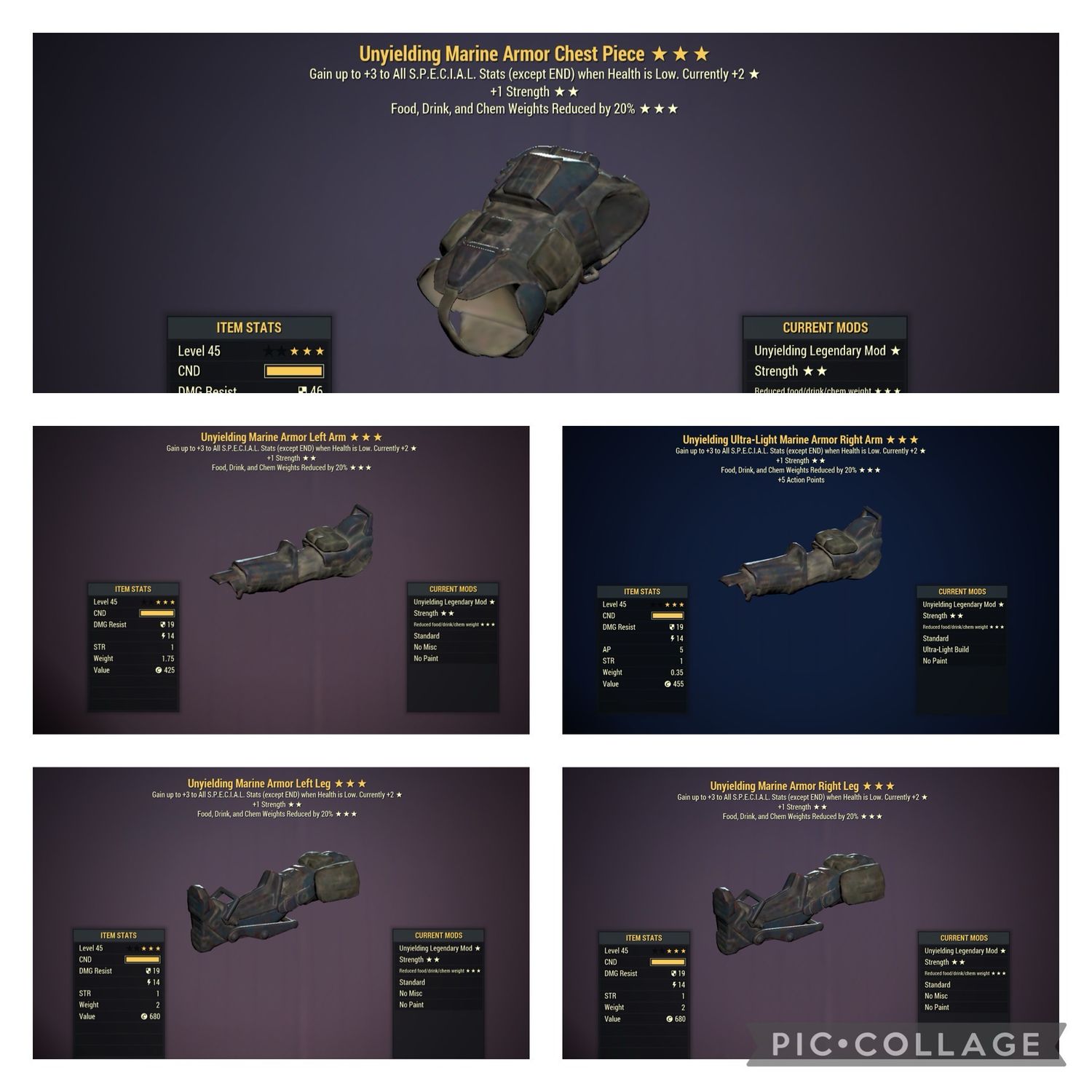 Unyielding 1S FDC Marine Set