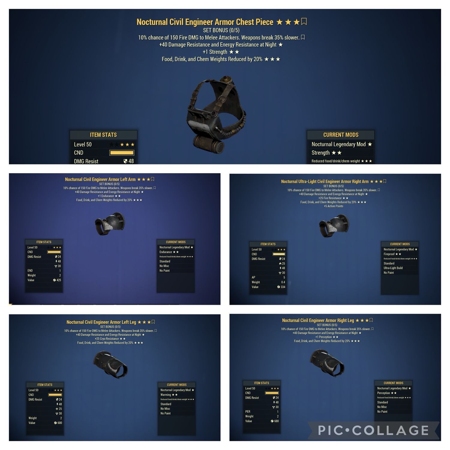 Nocturnal FDC Civil Engineer Set