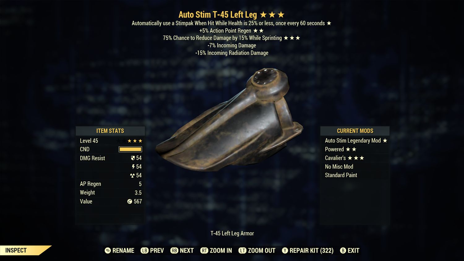 Auto Stim AP Cavalier T45 LL