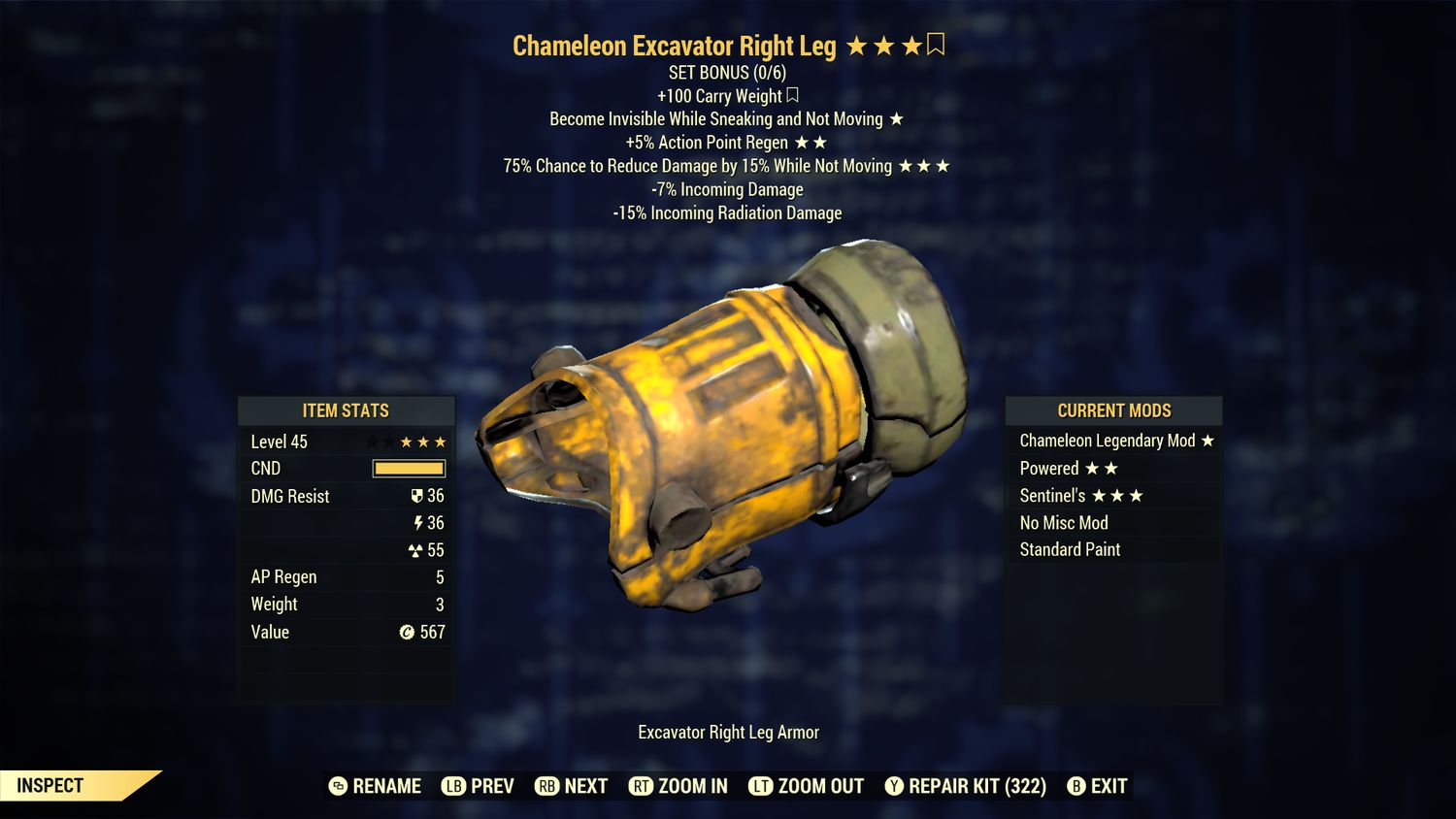 Chameleon AP Sentinel Excavator RL