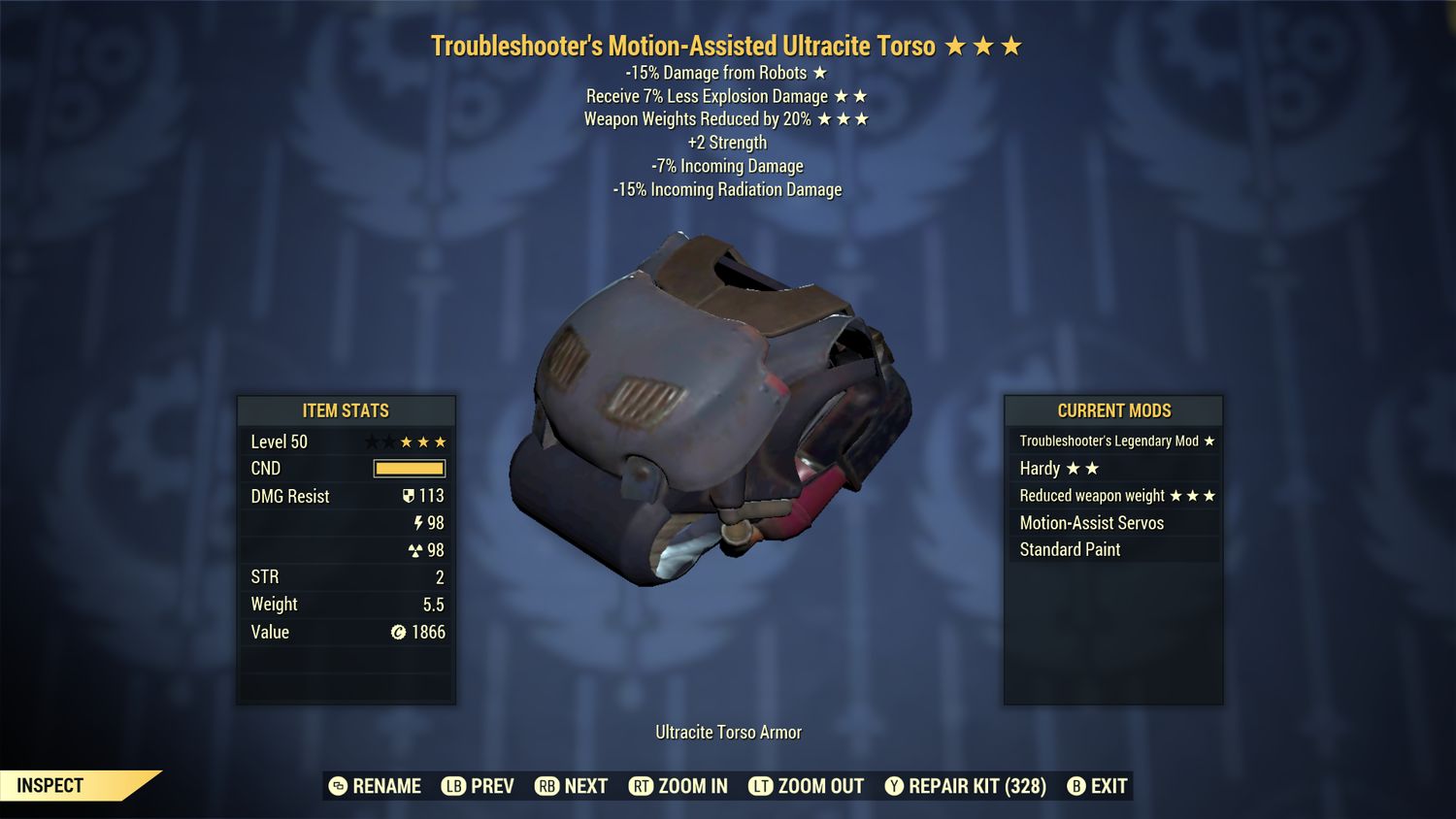 Troubleshooters Explosive WWR Ultracite Torso