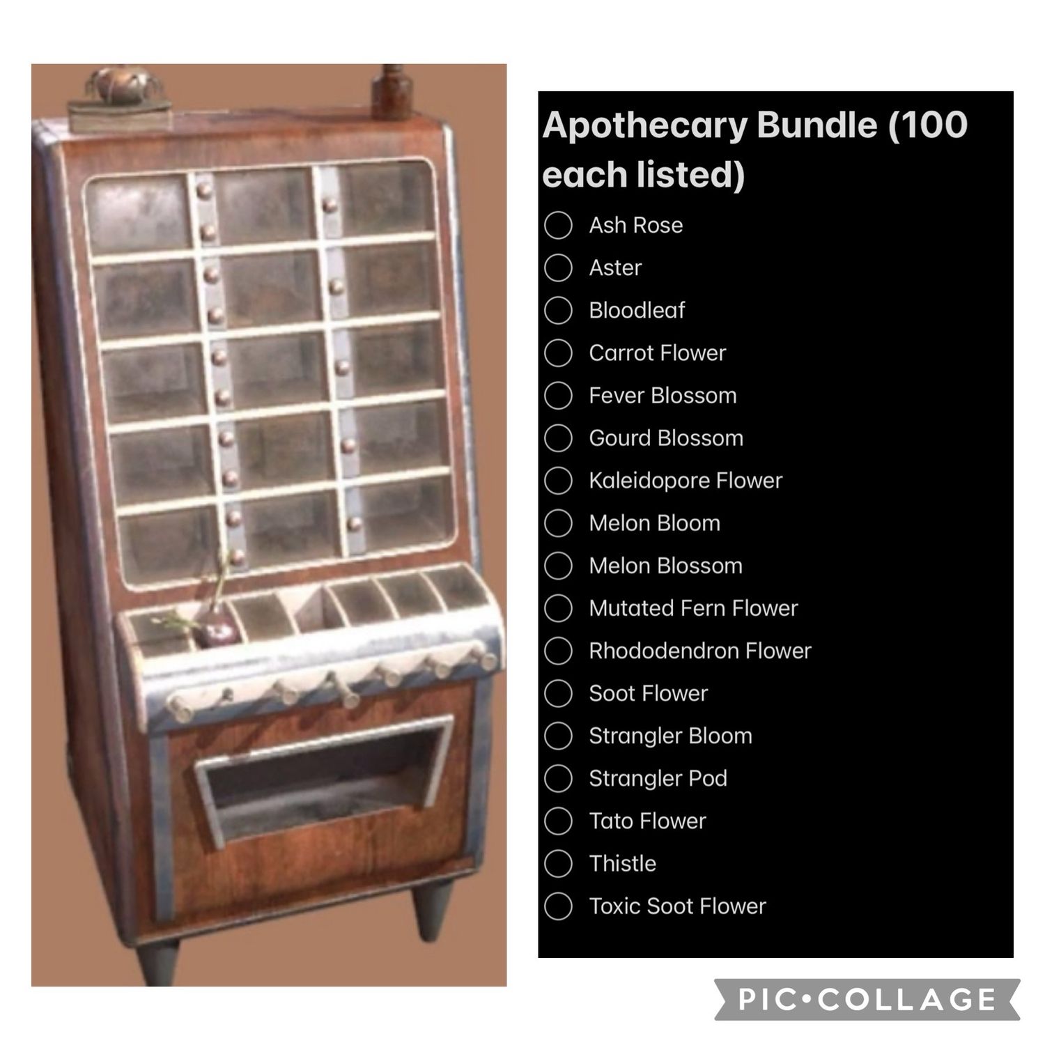 Apothecary Bundle (100 Each Pictured)