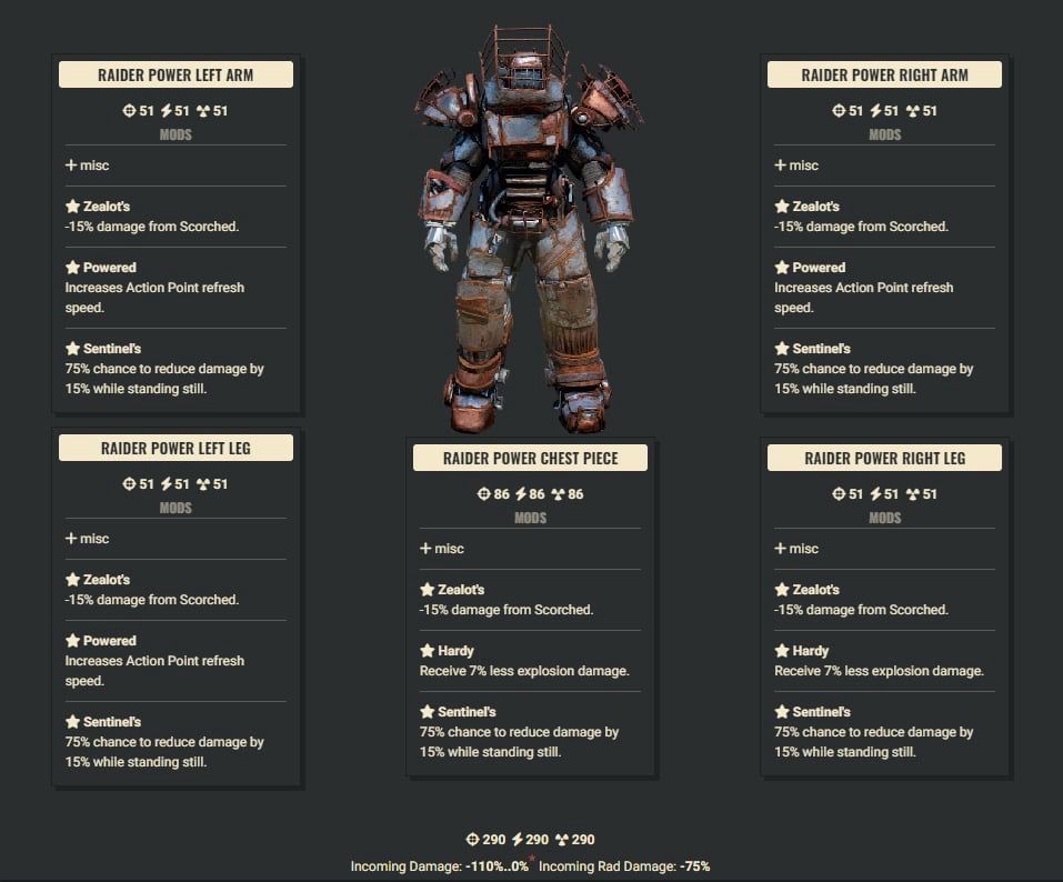 Zealots 3AP 2Explosive Sentinel Raider Set
