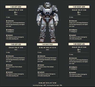 Aristocrat 2AP 3Intel Sentinel T60 Set