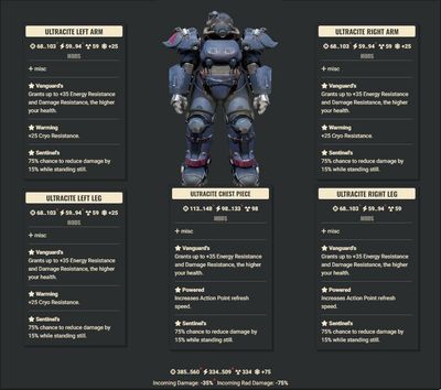 Vanguard 2AP 3Cryo Sentinel Ultracite Set + Legacy Jetpack Helmet