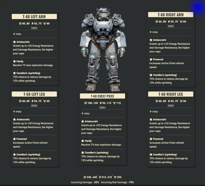 Aristocrat 3AP 2Explosive Cavalier T60 Set