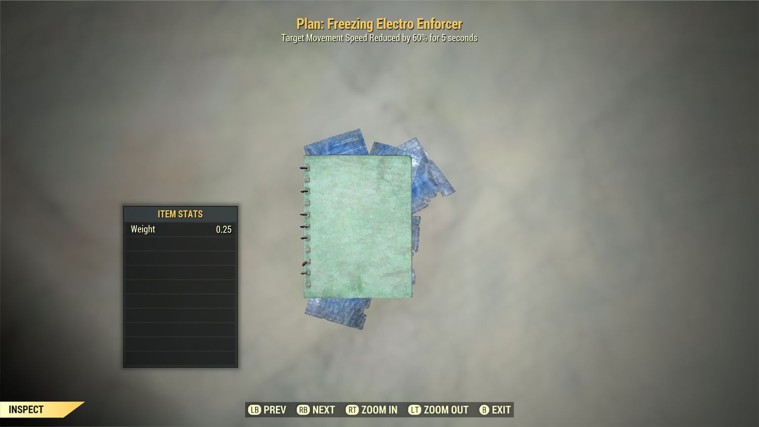 Freezing Electro Enforcer Mod Plan