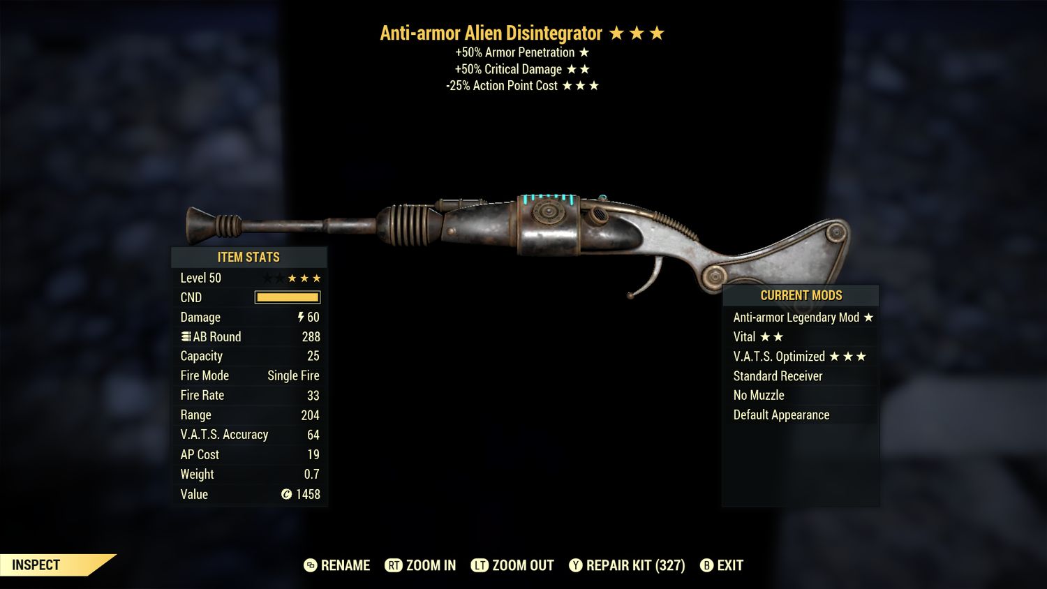Anti Armor 50/25 Alien Disintegrator