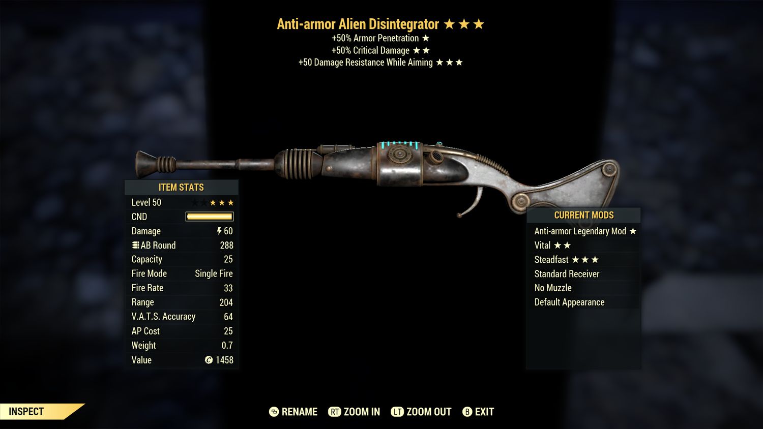 Anti Armor 50/50 Alien Disintegrator