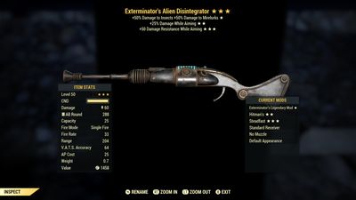 Exterminator 25A/50 Alien Disintegrator
