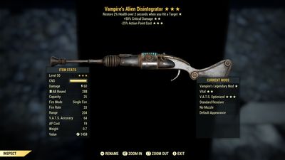 Vampire 50/25 Alien Disintegrator
