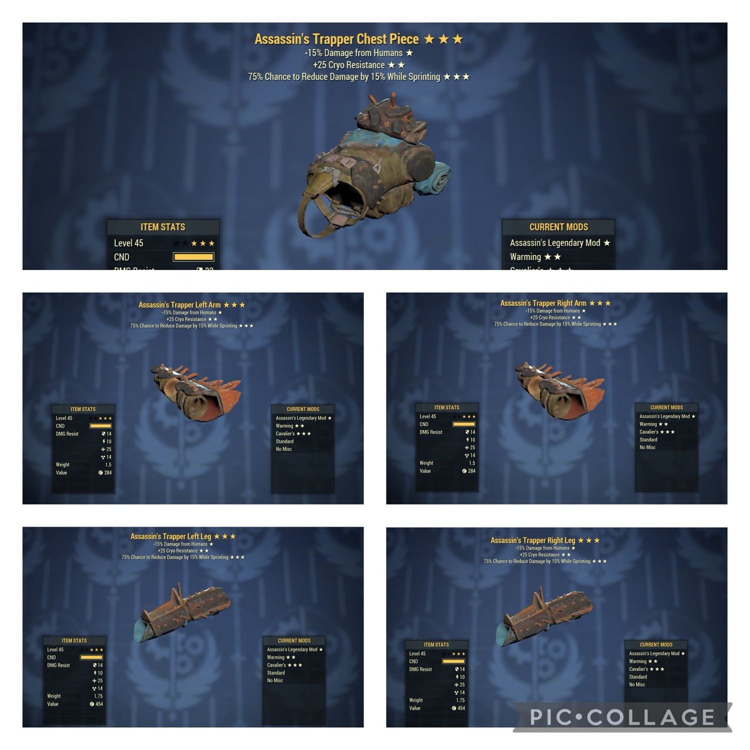 Assassins Cryo Cavalier Trapper Set
