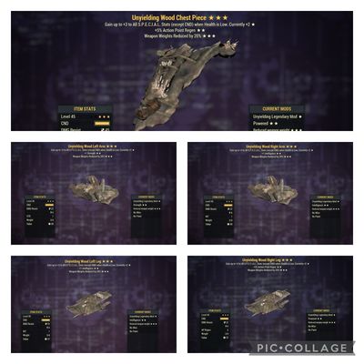 Unyielding 2AP 2 Intel WWR Wood Set