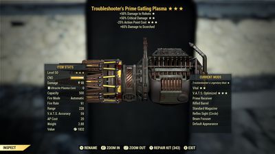 Troubleshooters 50/25 Gatling Plasma