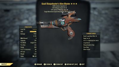 Quad 25/25 Alien Blaster