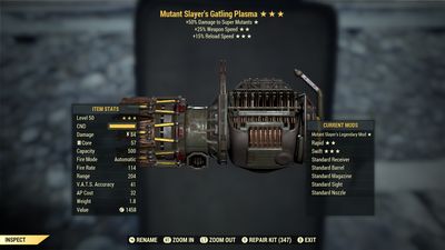 Mutant Slayers 25/15r Gatling Plasma