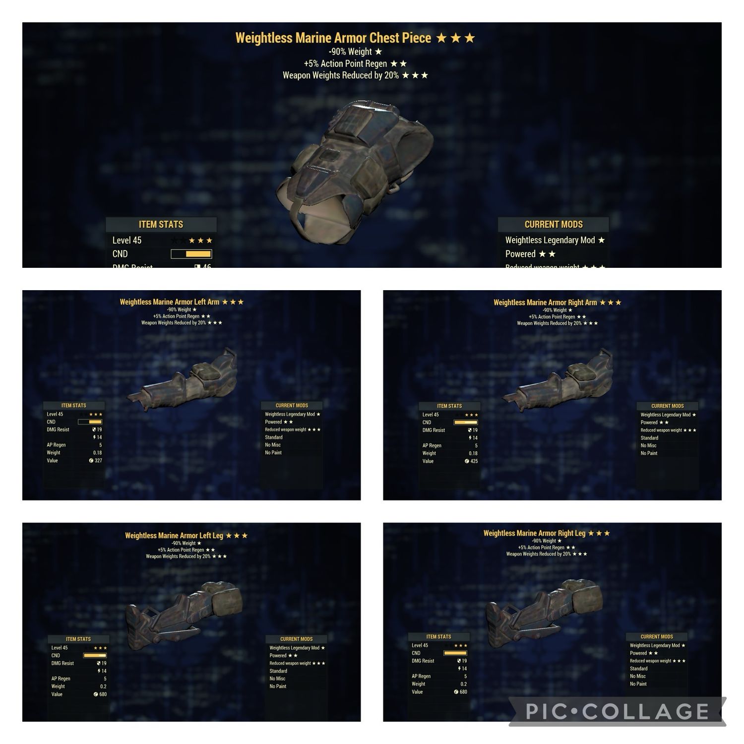 Weightless AP WWR Marine Set