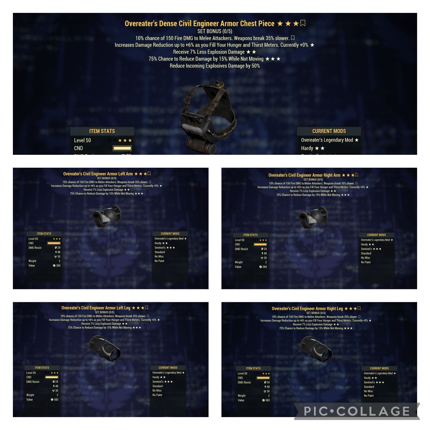 Overeaters Explosive Sentinel Civil Engineer Set
