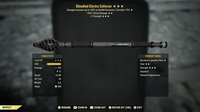 Bloodied 50/1S Electro Enforcer