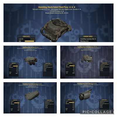 Unyielding Cryo WWR Robot Set
