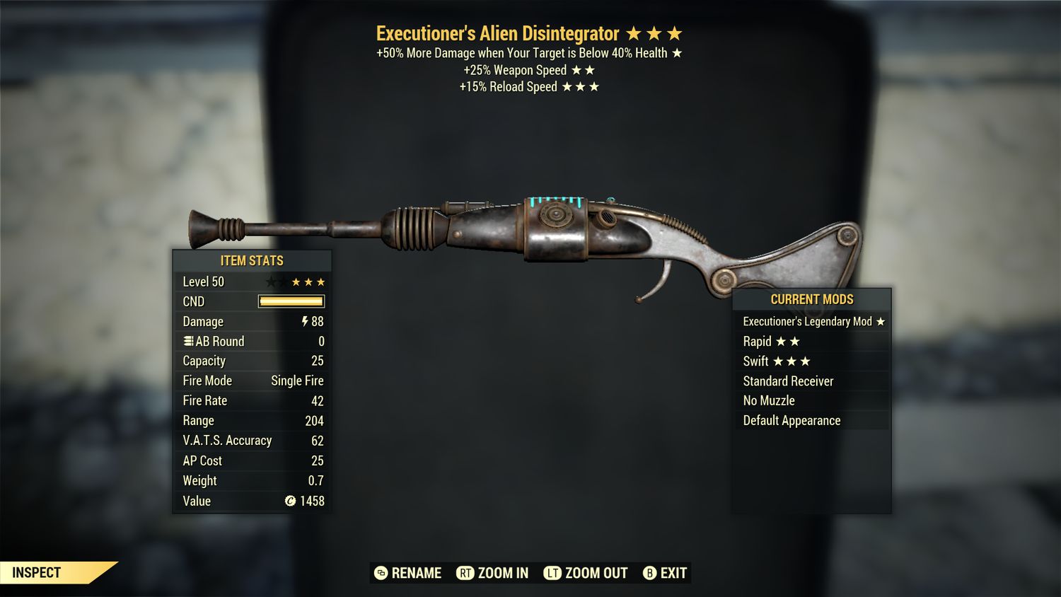 Executioners 25/15r Alien Disintegrator