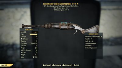 Executioners 25/15r Alien Disintegrator