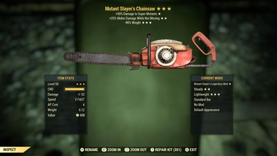 Mutant Slayers 25/90 Chainsaw