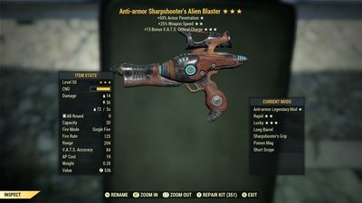 Anti Armor 25/15c Alien Blaster