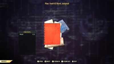 Vault 63 Burnt Jumpsuit