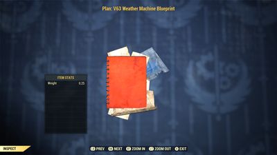V63 Weather Machine Blueprint